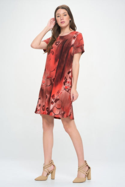 Hit Print Missy Dress