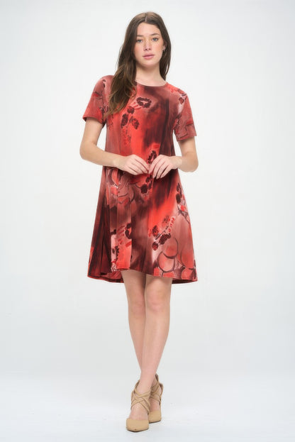 Hit Print Missy Dress