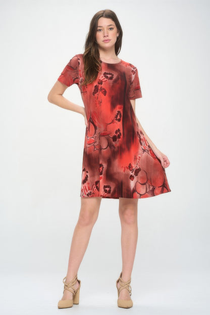 Hit Print Missy Dress