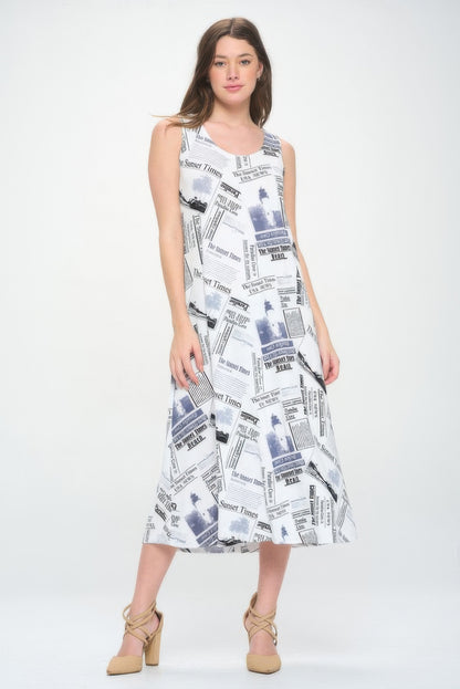 Bns Print Tank Long Dress