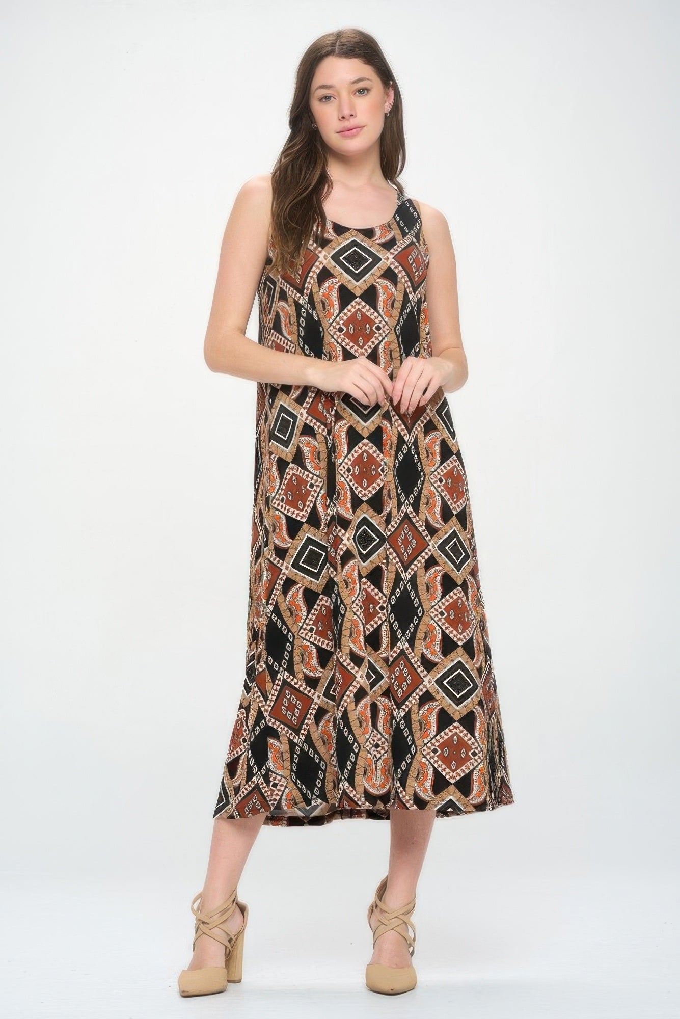 Bns Print Tank Long Dress
