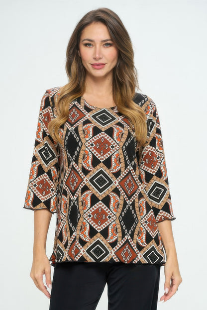 Bns Print Missy Top