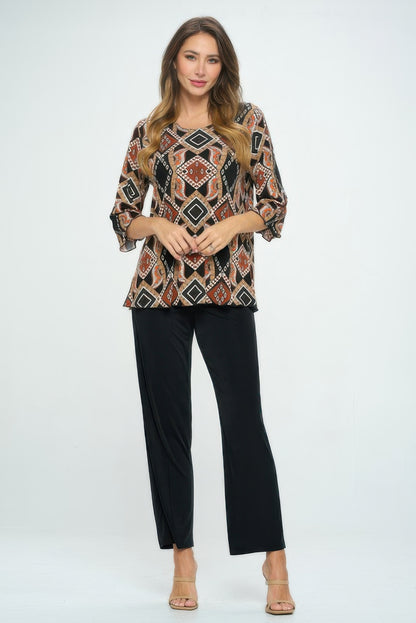Bns Print Missy Top