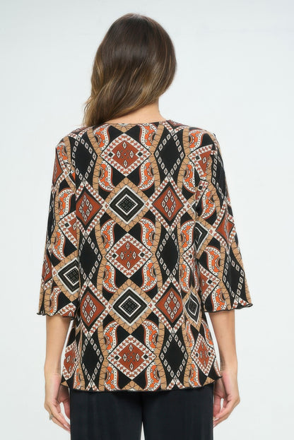 Bns Print Missy Top