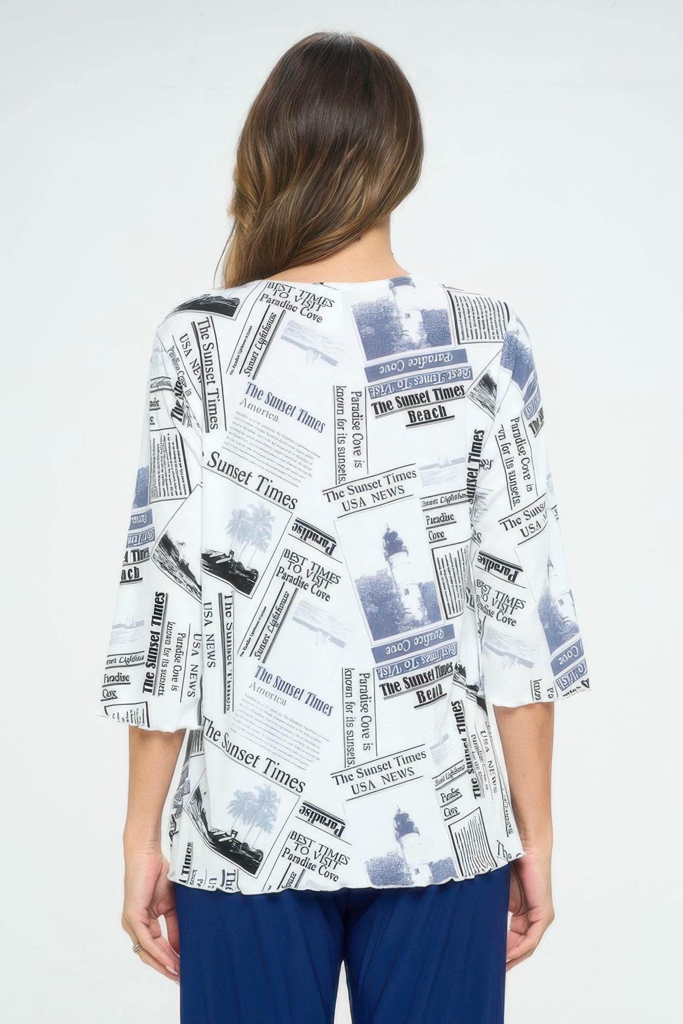 Bns Print Missy Top