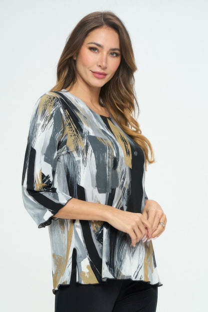 Bns Print Missy Top