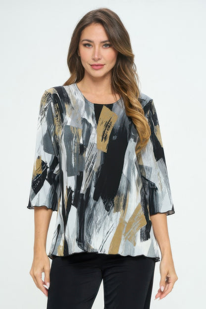 Bns Print Missy Top