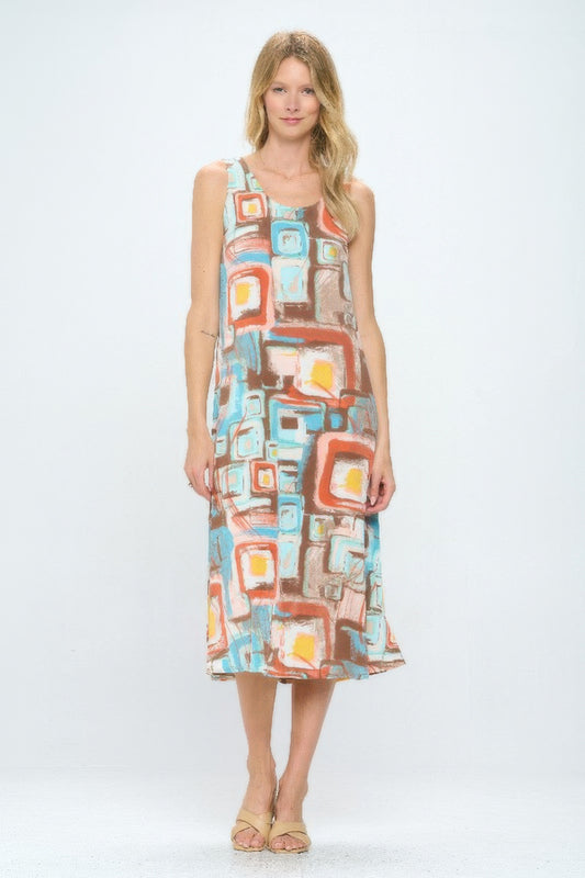 Short Sleeve And Soft Round-neckline Long Dress
