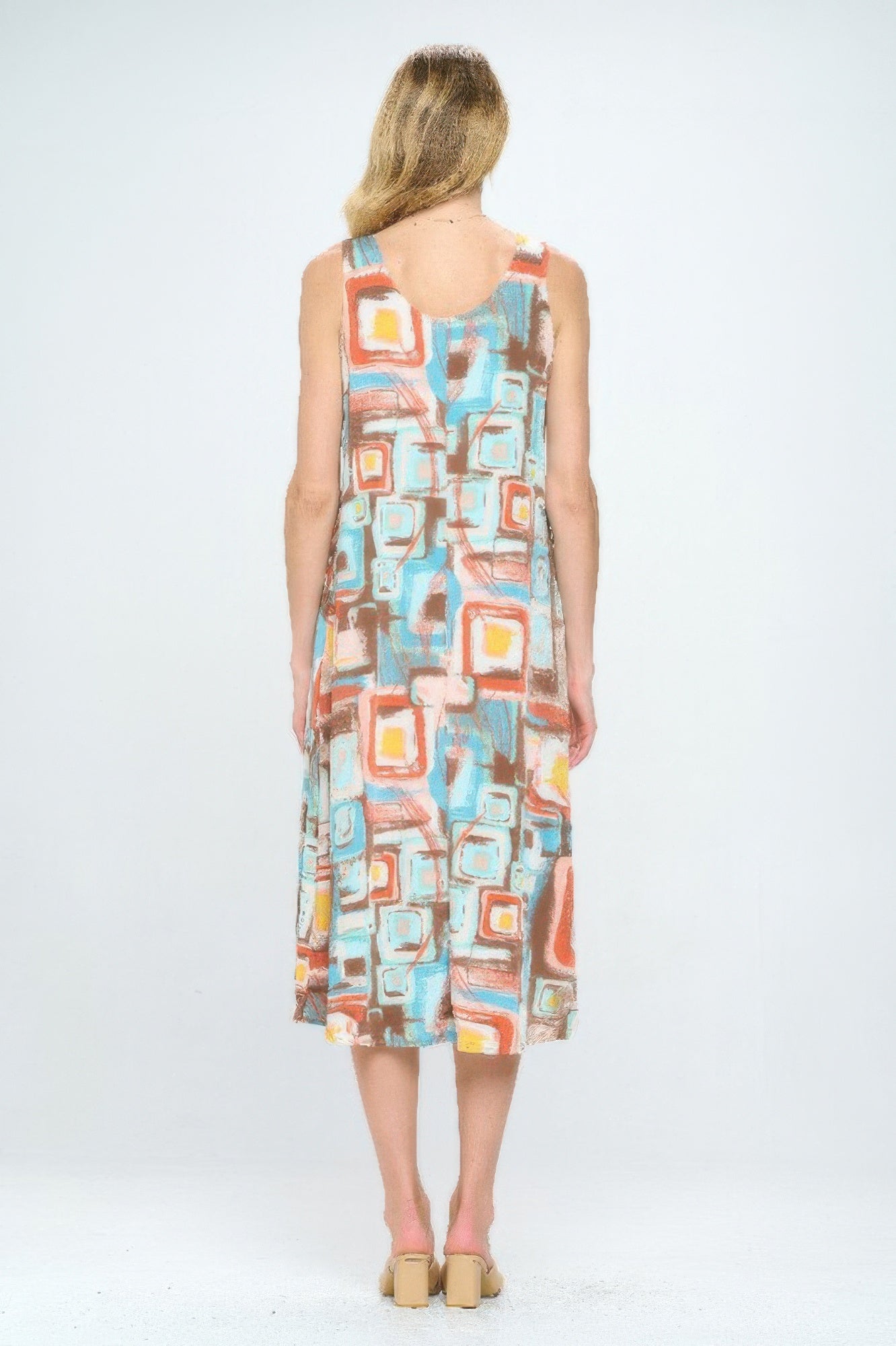 Short Sleeve And Soft Round-neckline Long Dress