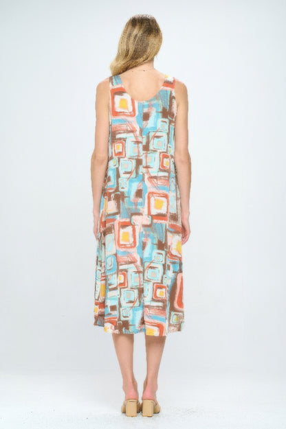 Short Sleeve And Soft Round-neckline Long Dress
