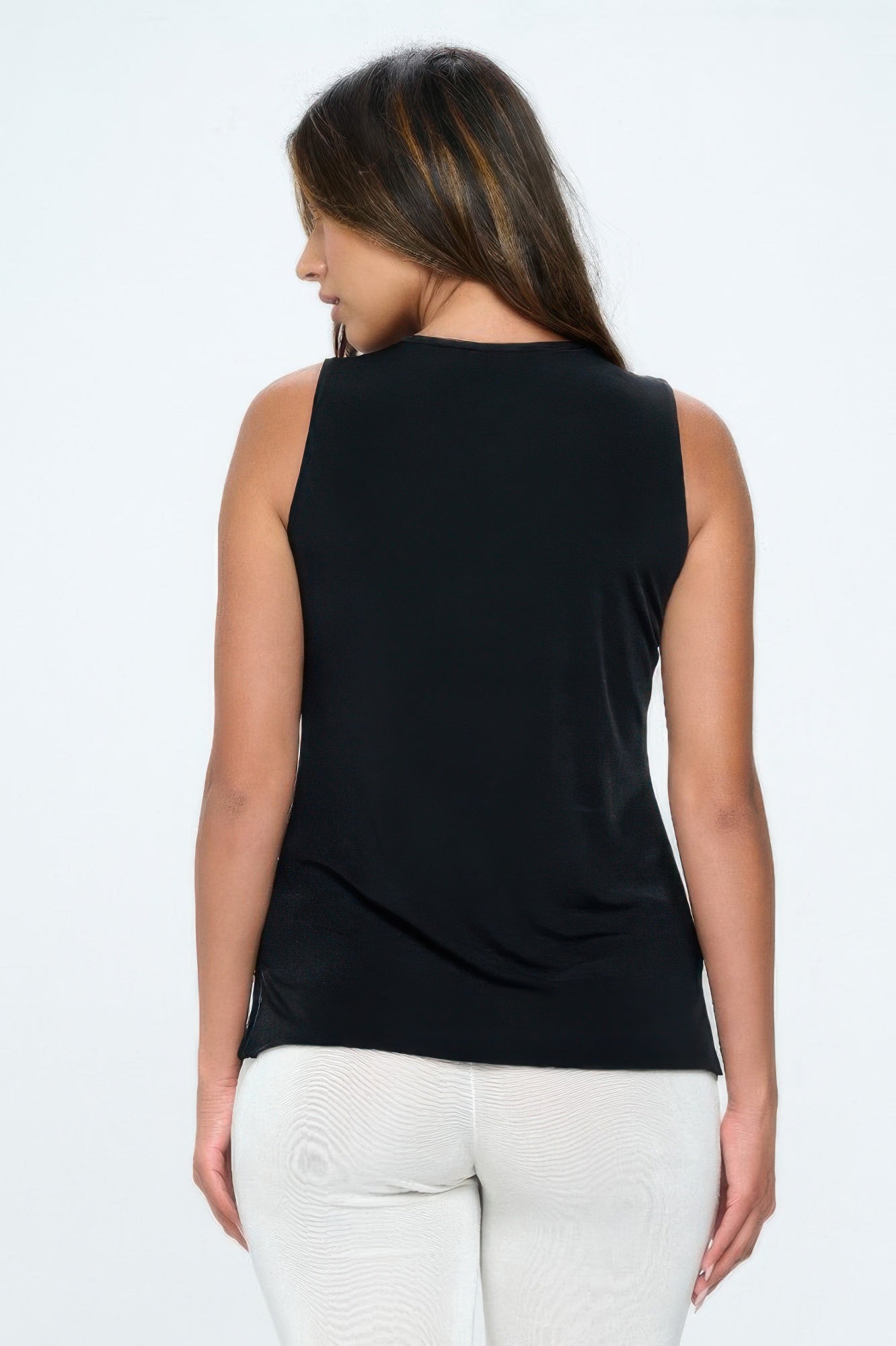 Bns V-nk Bias Tank Top