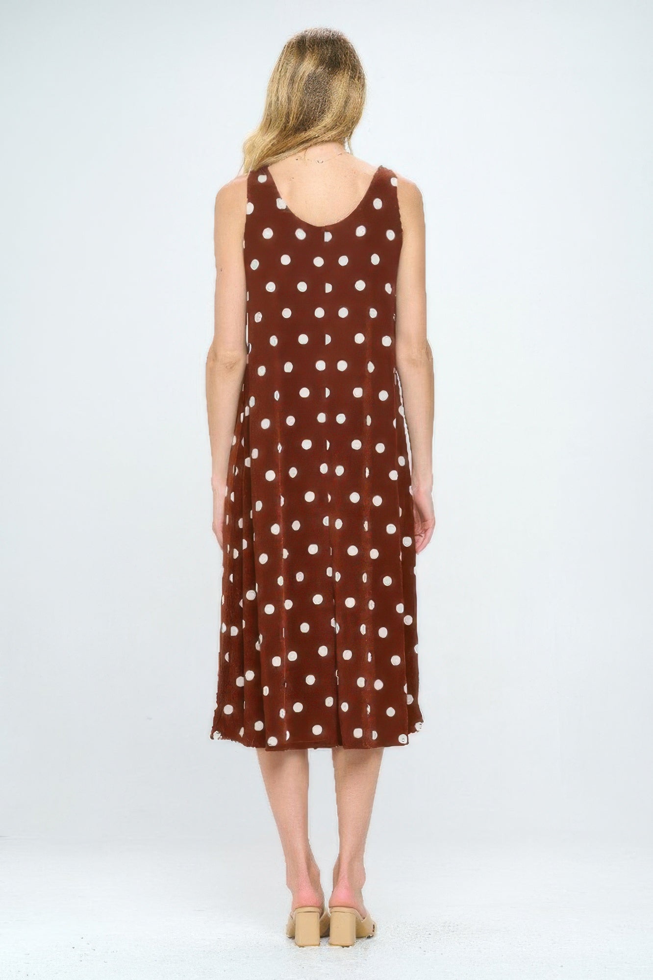 Short Sleeve And Soft Round-neckline Long Dress