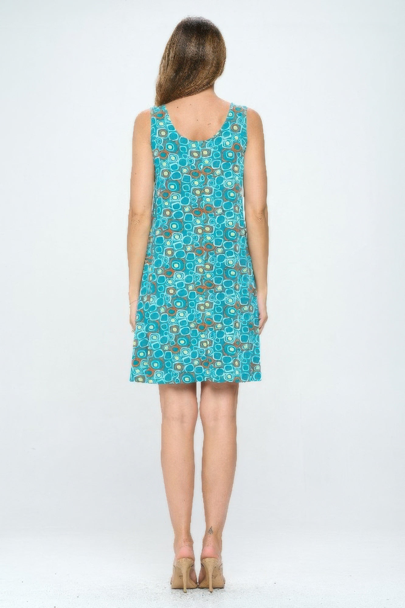 Plus Size Soft Round-neckline Short Dress
