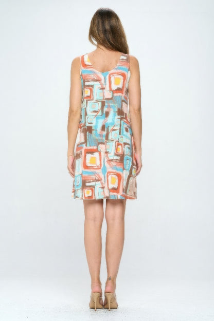 Plus Size Soft Round-neckline Short Dress