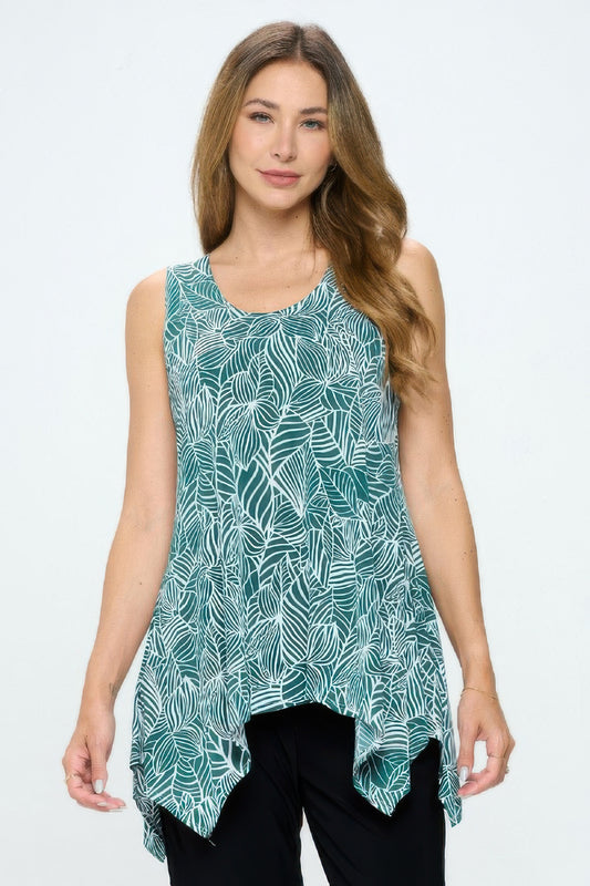 Hit Handkerchief Hem Tank