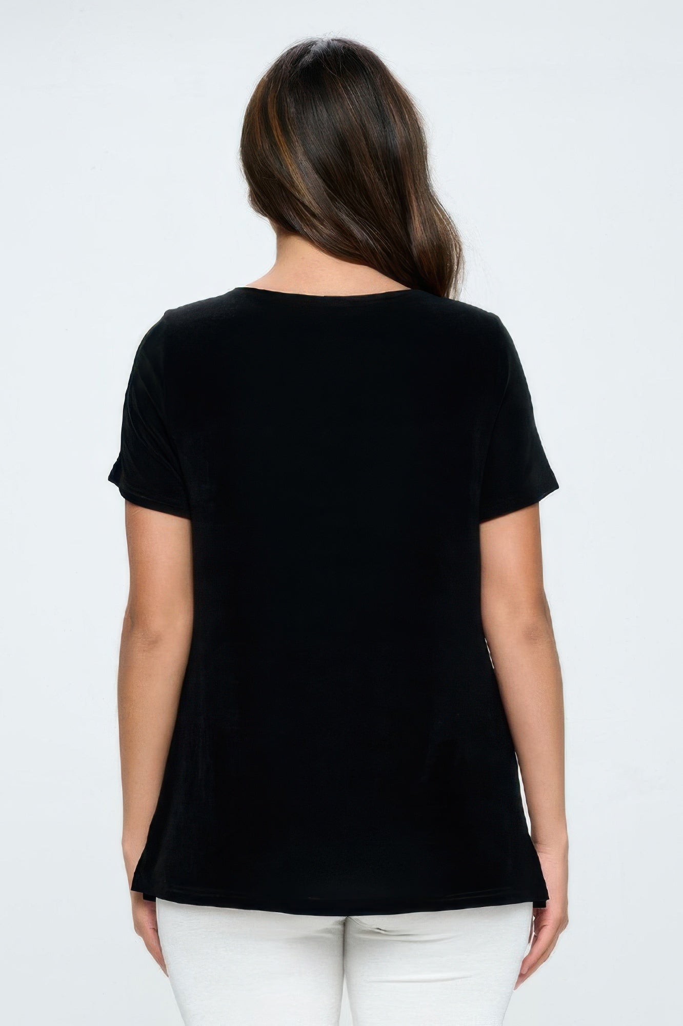 Ay Boat Nk Short Sl Top
