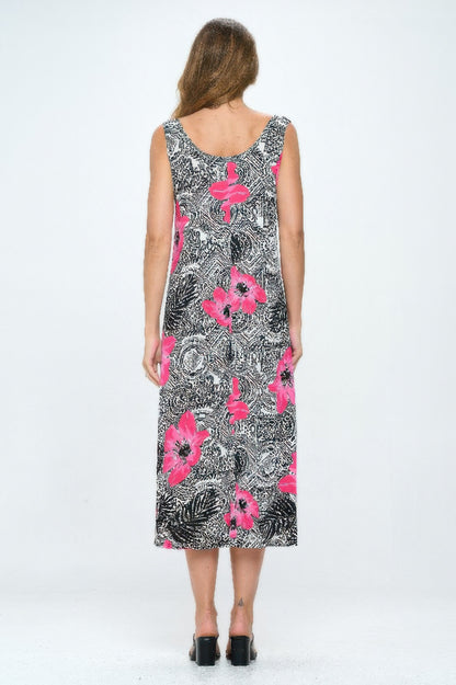 Bns Print Long Tank Dress