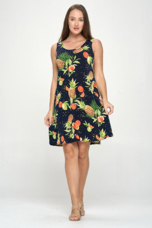 Bns Print Missy Tank Dress