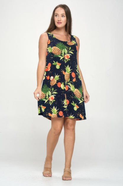 Bns Print Missy Tank Dress