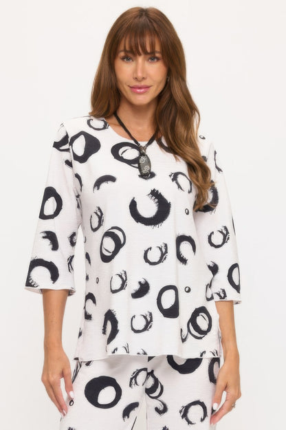 Venechia Pleated Merrow Top