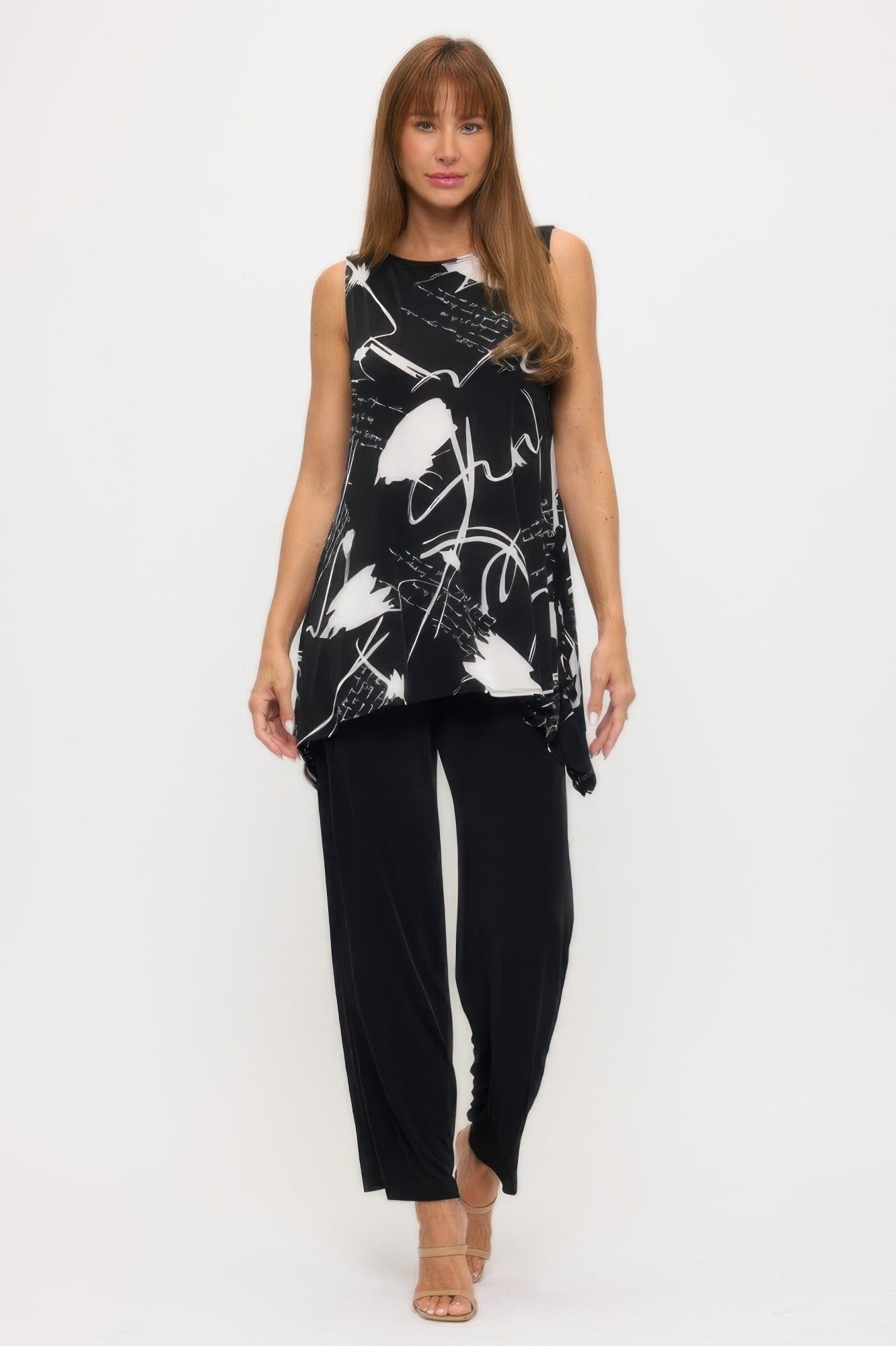 Bns Boat Neck Shark Bite Tank Tunic