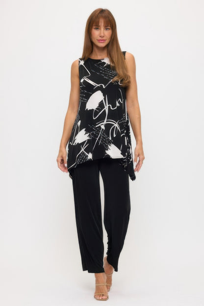 Bns Boat Neck Shark Bite Tank Tunic