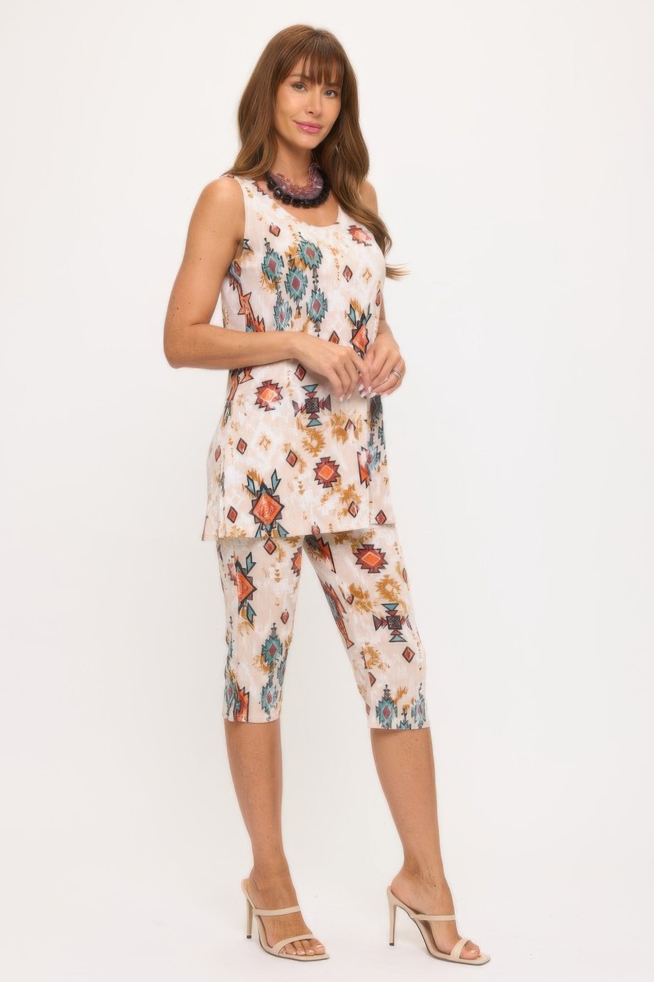 Bns Tank Capri Pants Set
