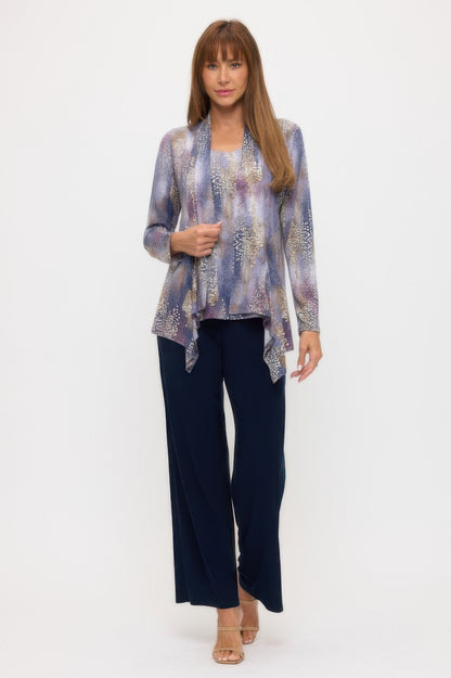 Mid Cut Print Jacket