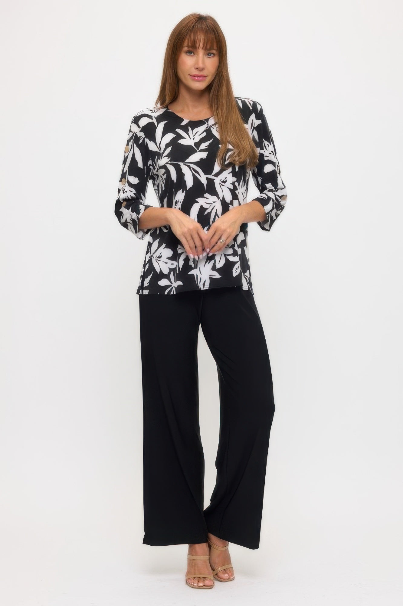 Hit Side Button Sleeve Top