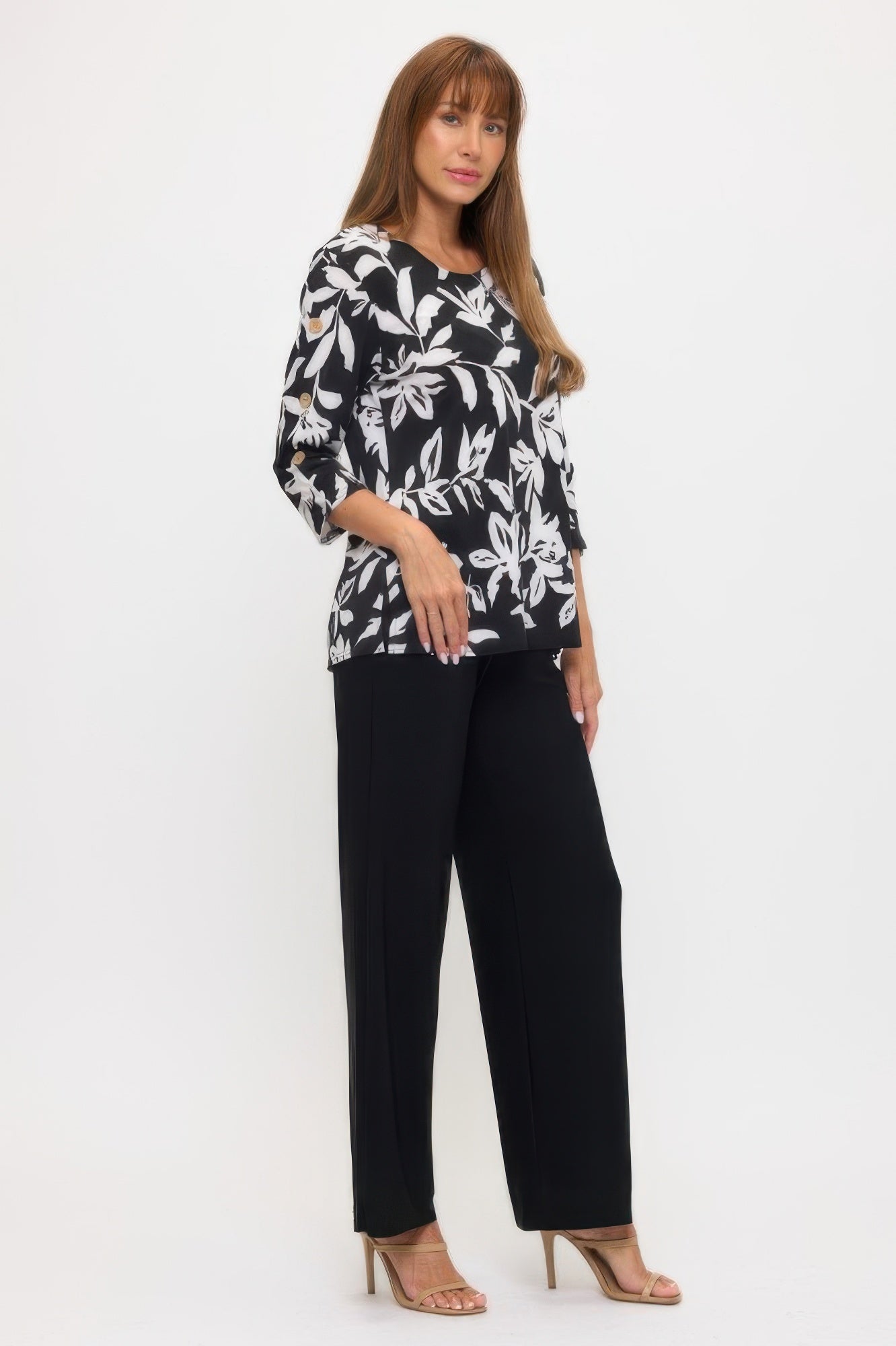 Hit Side Button Sleeve Top