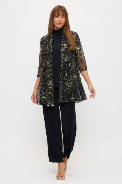 Mesh Foil Princess Jacket Qs