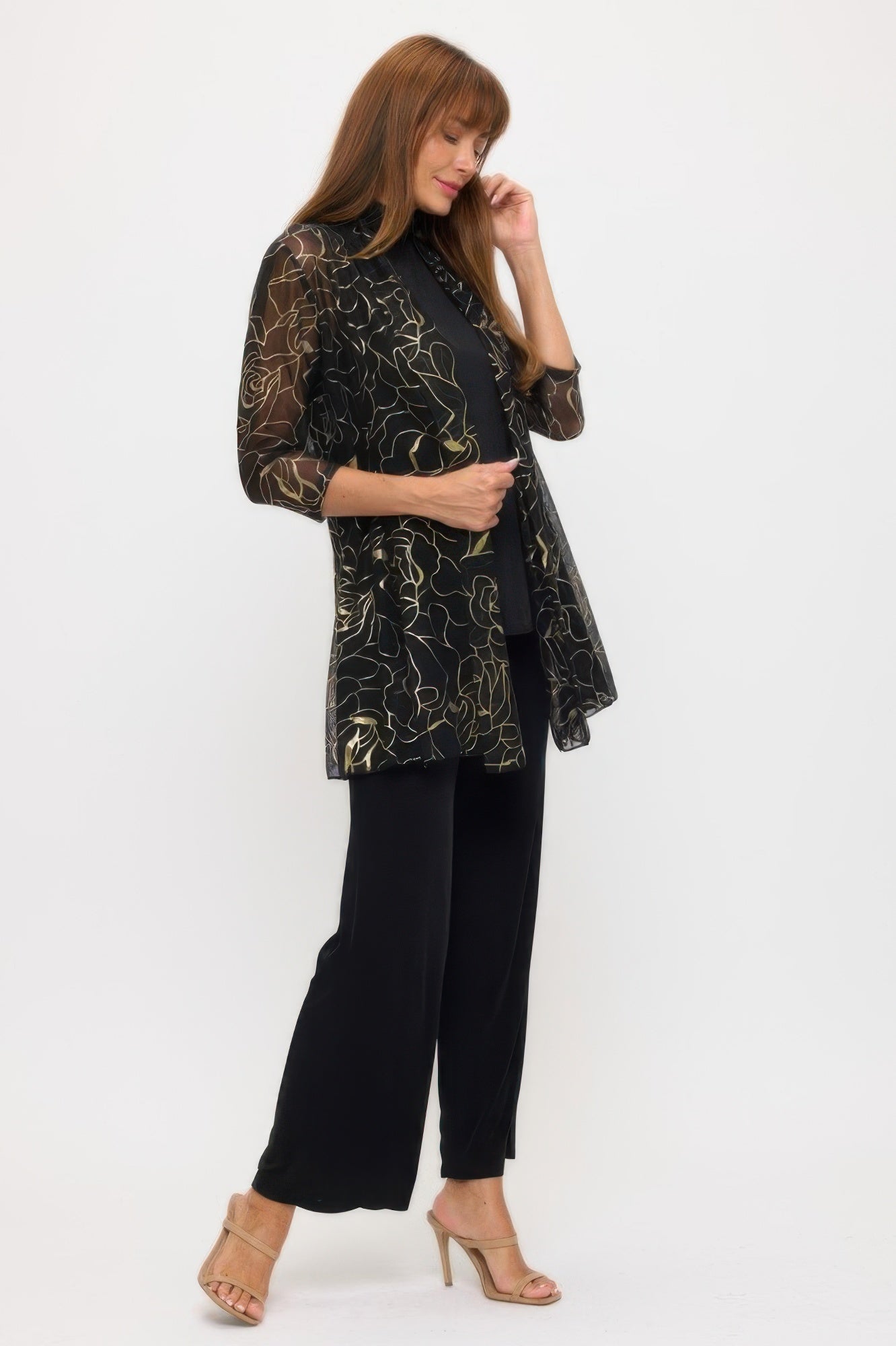 Mesh Foil Princess Jacket Qs