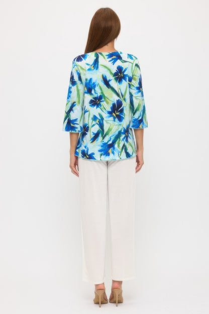 Plus Sizevenechia Pleated Merrow Top