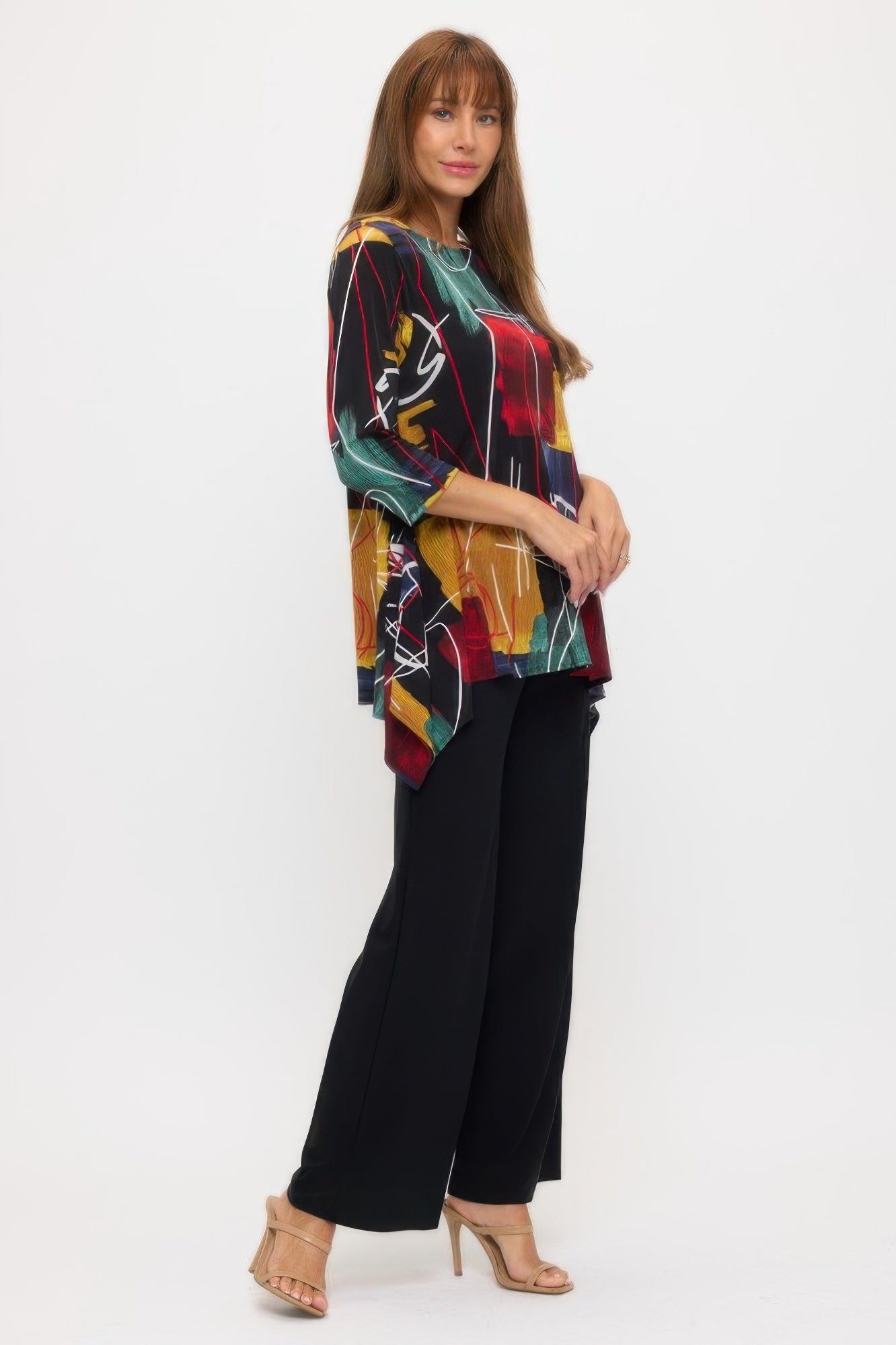 Plus Size Boat Neckline Tunic