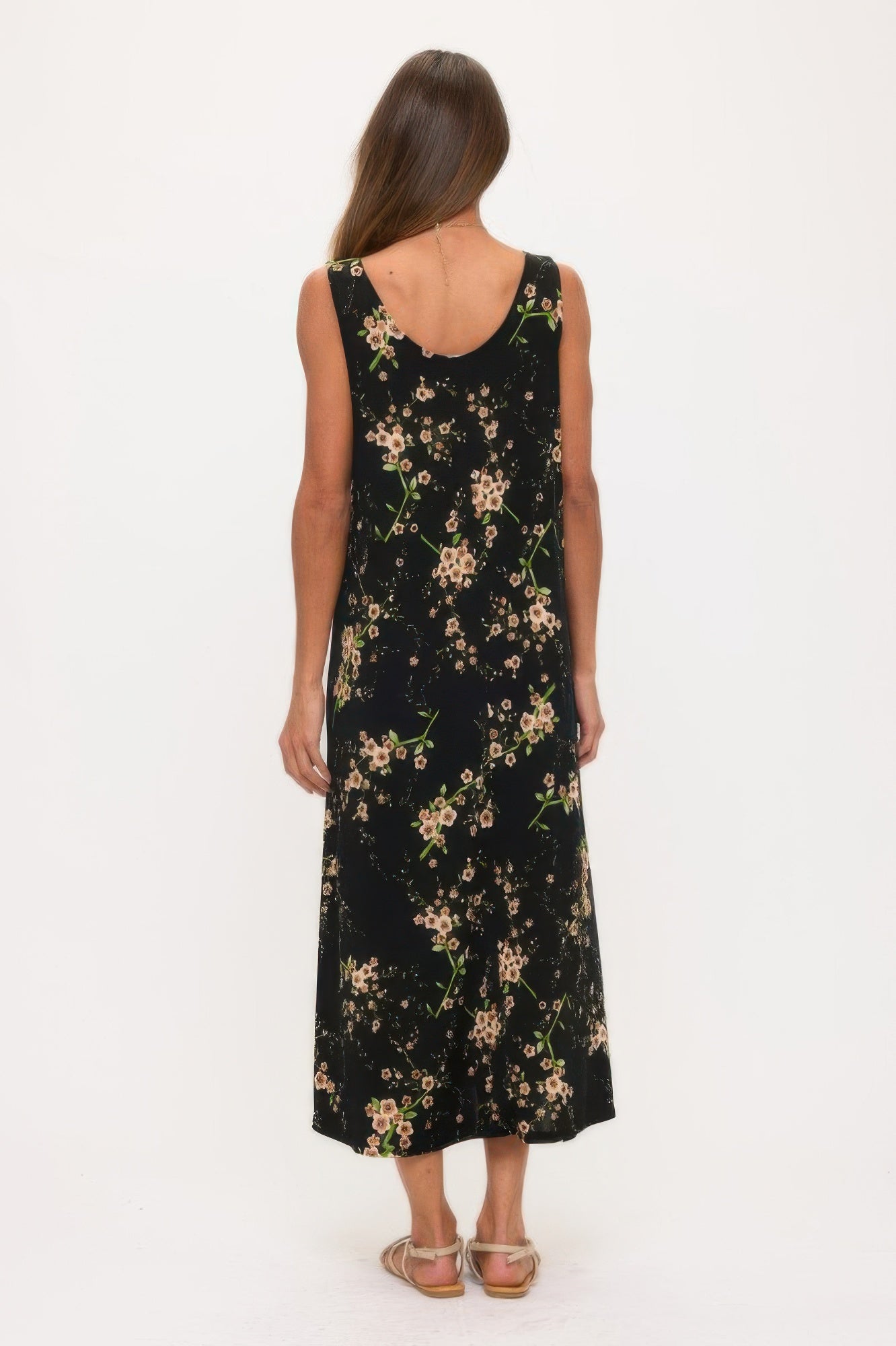 Print Bns Tank Long Dress