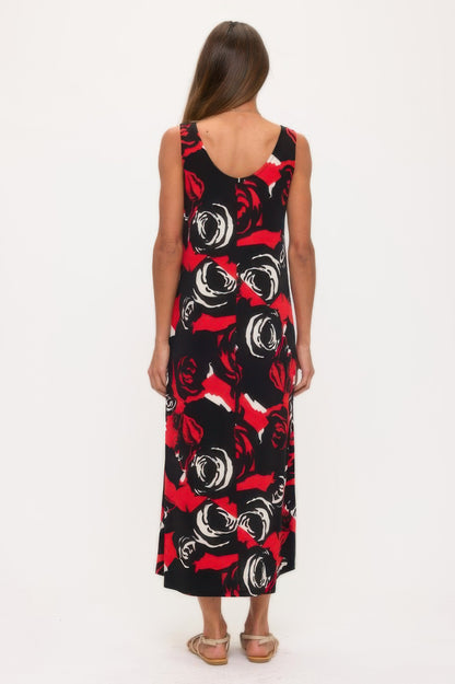 Print Bns Tank Long Dress