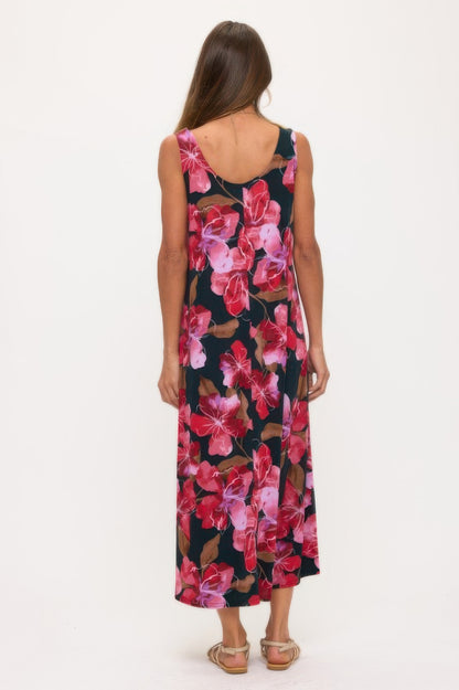 Print Bns Tank Long Dress