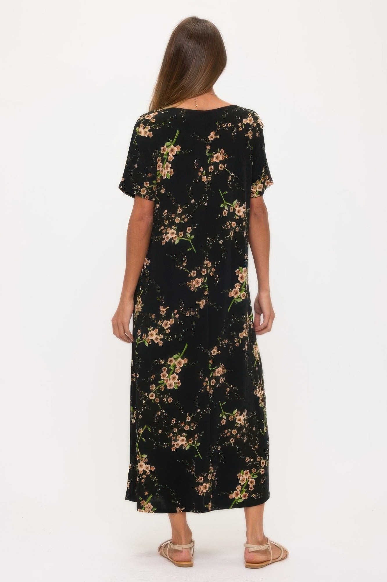 Print Bns Long Dress