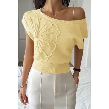 Solid Sleeveless Knit Loose Fit Vest