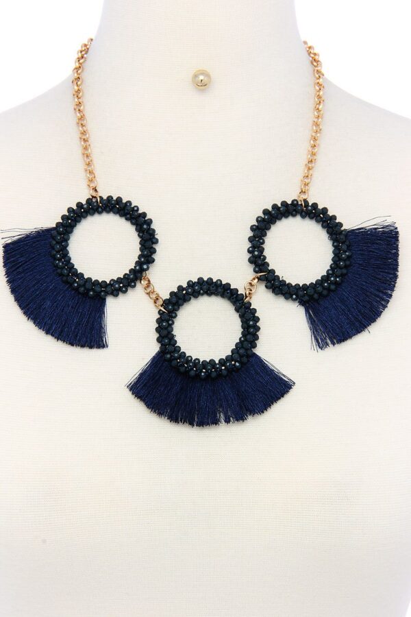 Chunky Necklace & Earring Set with Lobster Clasp