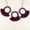 Chunky Necklace & Earring Set with Lobster Clasp
