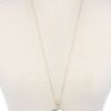 Double Horn Natural Stone Pendant Necklace – 30″
