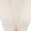 Teardrop Tassel Pendant Necklace – 30″ Adjustable
