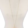 Half Circle Tassel Pendant Necklace – 30″ Adjustable