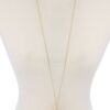Half Circle Tassel Pendant Necklace – 30″ Adjustable