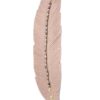 PU Leather Wrap Bracelet with Fray & Metal Beads