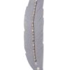 PU Leather Wrap Bracelet with Fray & Metal Beads