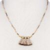 Triple Tassel Beaded Necklace – 18″ (Multi 1, Multi 2)