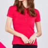 Jersey Spandex Polo Top – Hot Pink (XL-2XL)
