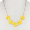 Flower Necklace – Colorful Floral Pendant, 18″